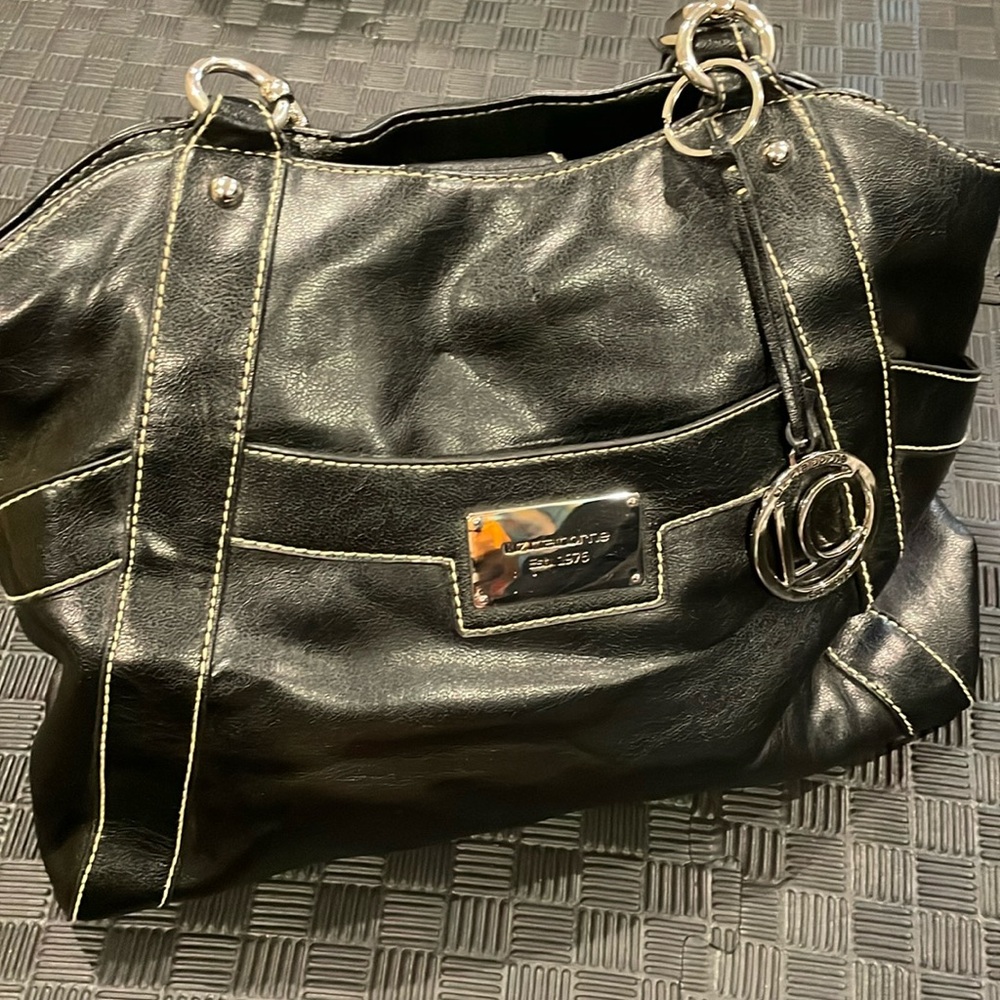 Black Liz Claiborne Tote Bag